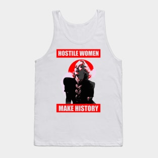 Hostile Women Make History (Marlene Dietrich) Tank Top